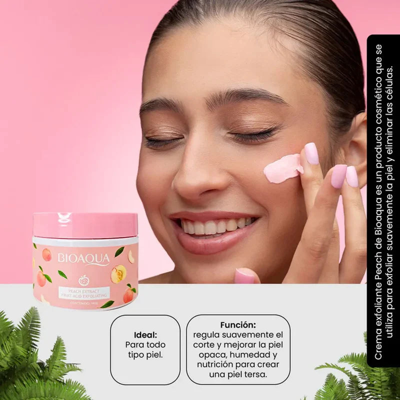 Exfoliante Facial de Melocotón – Limpieza profunda