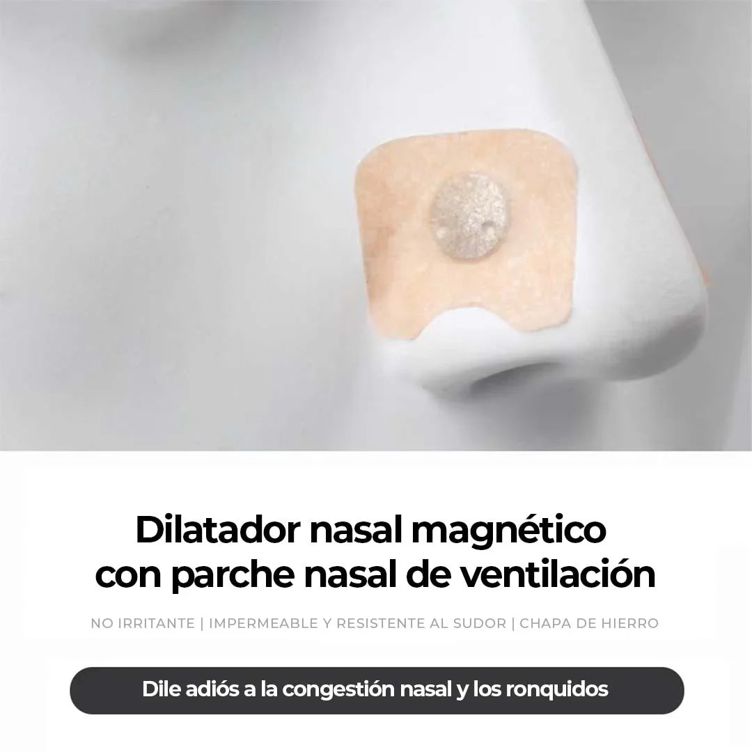 Tiras Magnéticas para Respirar Mejor y Eliminar Ronquidos