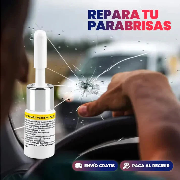 Kit Reparador de parabrisas y vidrios para autos