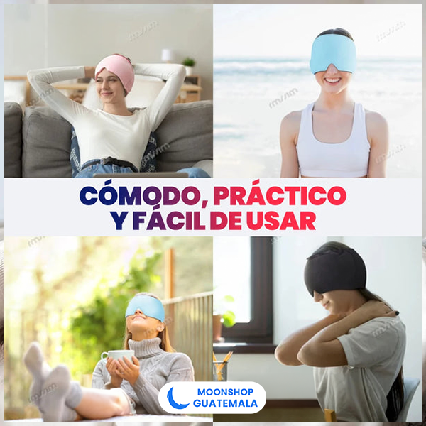 GORRO GEL para Dolor de Cabeza y Migraña - Alivio Instantáneo ✨