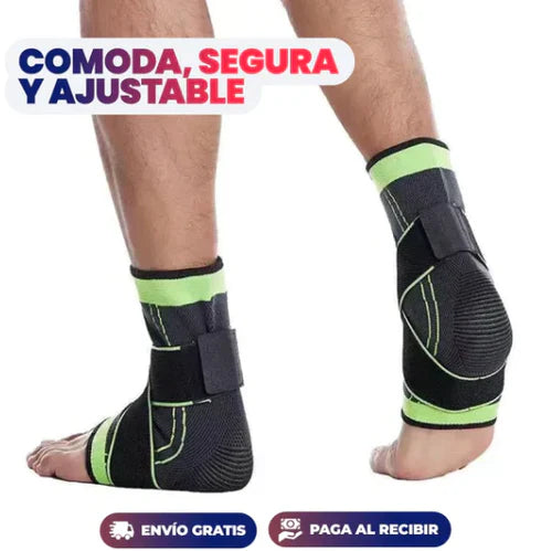 Tobillera Deportiva Ajustable - Alivia dolor y previene lesiones