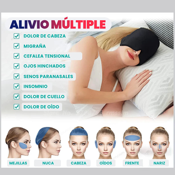 GORRO GEL para Dolor de Cabeza y Migraña - Alivio Instantáneo ✨