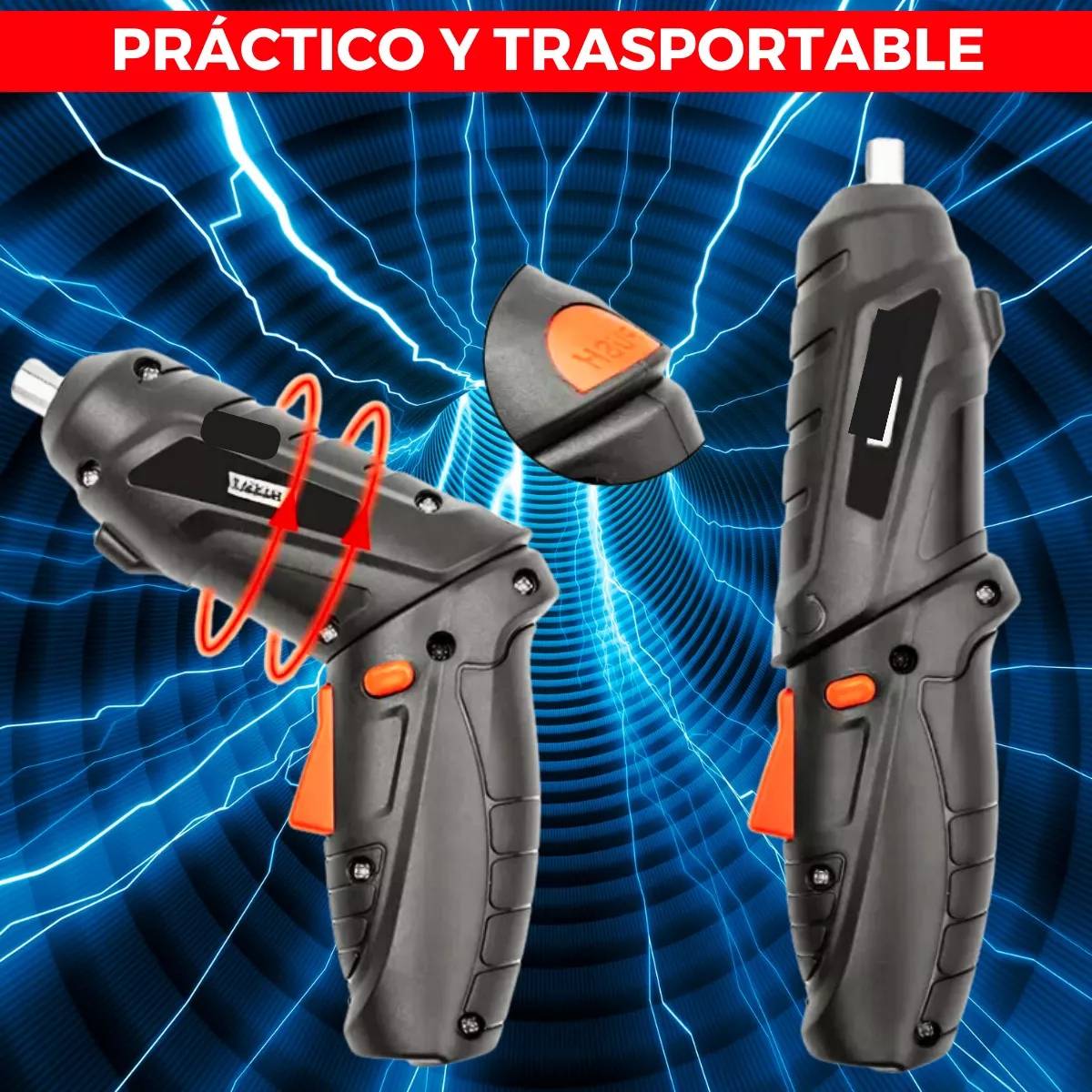 DESTORNILLADOR INALAMBRICO 47 PIEZAS + Envio GRATIS