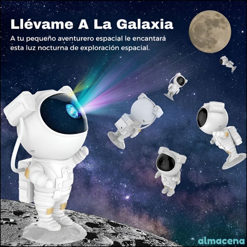 Proyector De Galaxias Astronauta – Un universo de estrellas en tu habitación