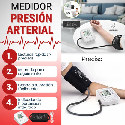 Monitor de Presión Arterial Digital en Muñeca