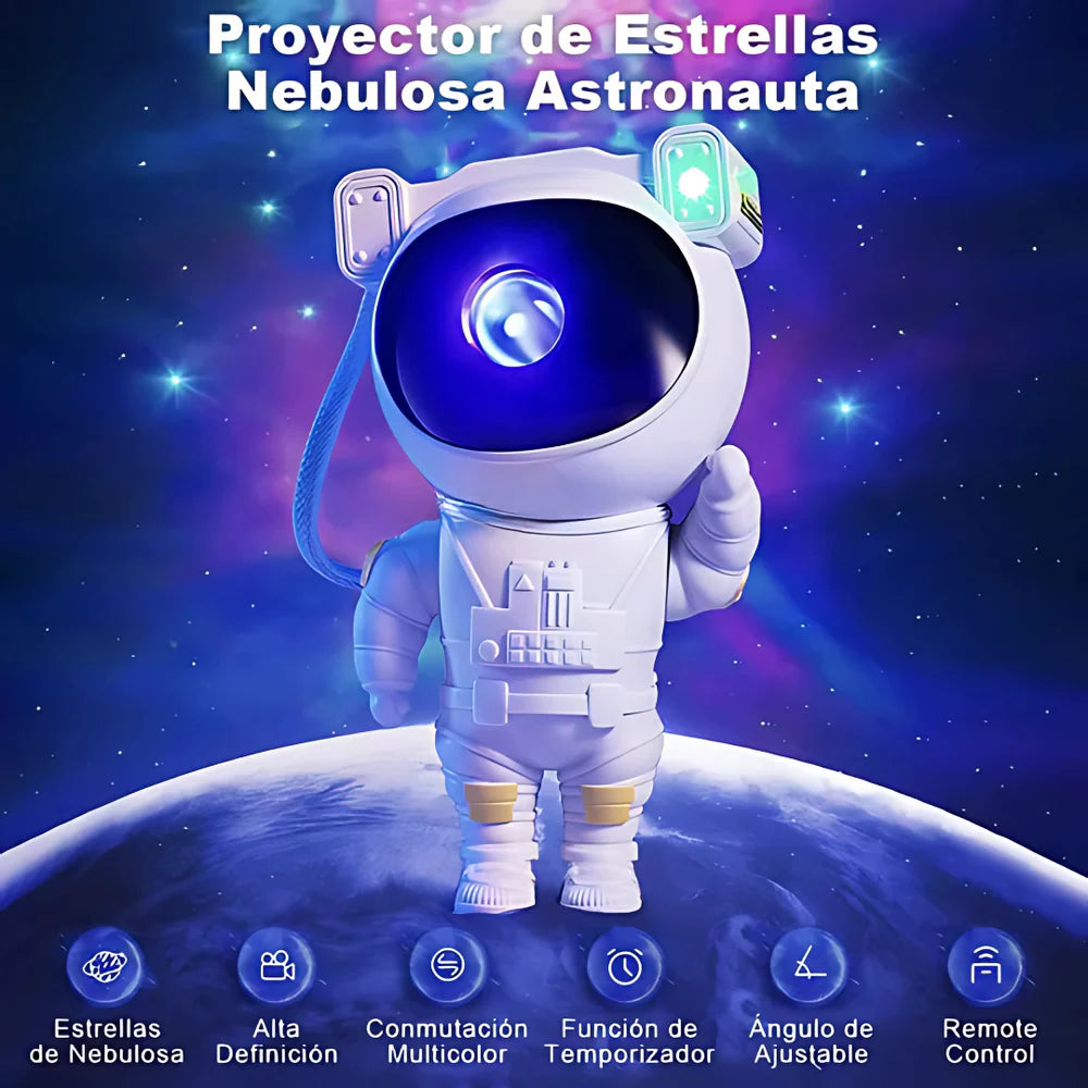 Proyector De Galaxias Astronauta – Un universo de estrellas en tu habitación