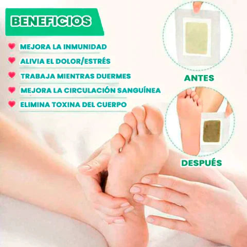 Parches Desintoxicantes – 10 UNIDADES – Limpia tu cuerpo mientras duermes