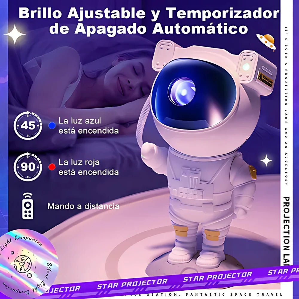 Proyector De Galaxias Astronauta – Un universo de estrellas en tu habitación