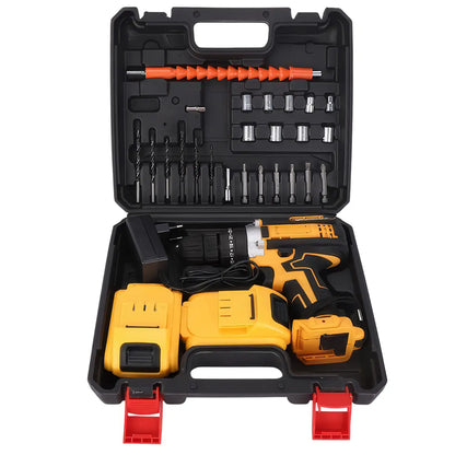 Taladro Inalámbrico Amarillo de Doble Batería + Envio GRATIS