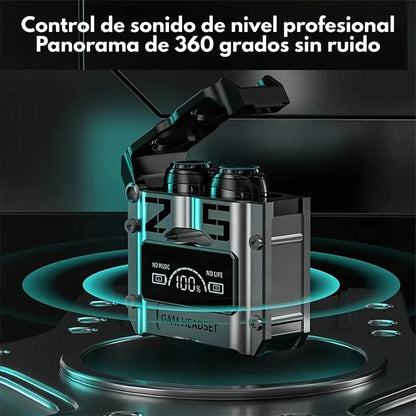 🎧 Auriculares Inalámbricos M25 – Sonido potente, estilo gamer y libertad total 🎧