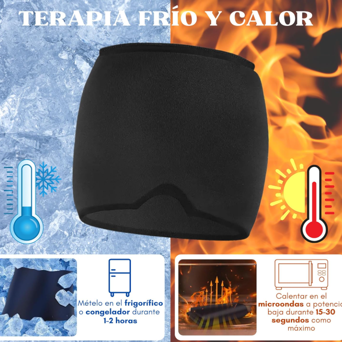 GORRO GEL para Dolor de Cabeza y Migraña - Alivio Instantáneo ✨