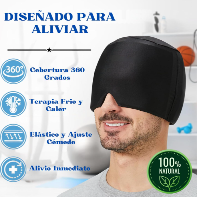 GORRO GEL para Dolor de Cabeza y Migraña - Alivio Instantáneo ✨