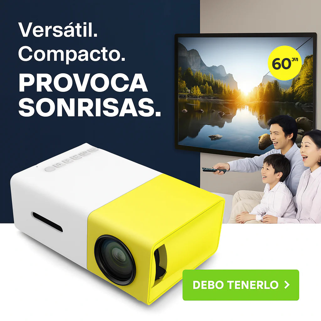 MINI PROYECTOR – Cine en casa donde quieras