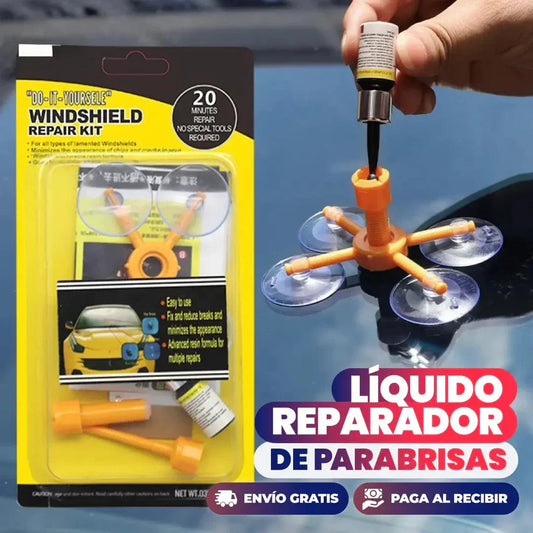 Kit Reparador de parabrisas y vidrios para autos