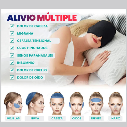 GORRO GEL para Dolor de Cabeza y Migraña - Alivio Instantáneo ✨