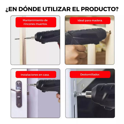 DESTORNILLADOR INALAMBRICO 47 PIEZAS + Envio GRATIS
