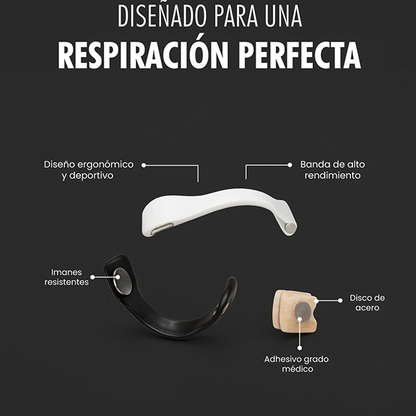 Tiras Magnéticas para Respirar Mejor y Eliminar Ronquidos