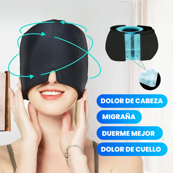 GORRO GEL para Dolor de Cabeza y Migraña - Alivio Instantáneo ✨